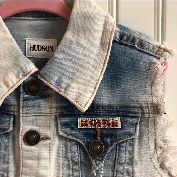 Hudson Jeans Toddler Denim Vest - Picture 2 of 4